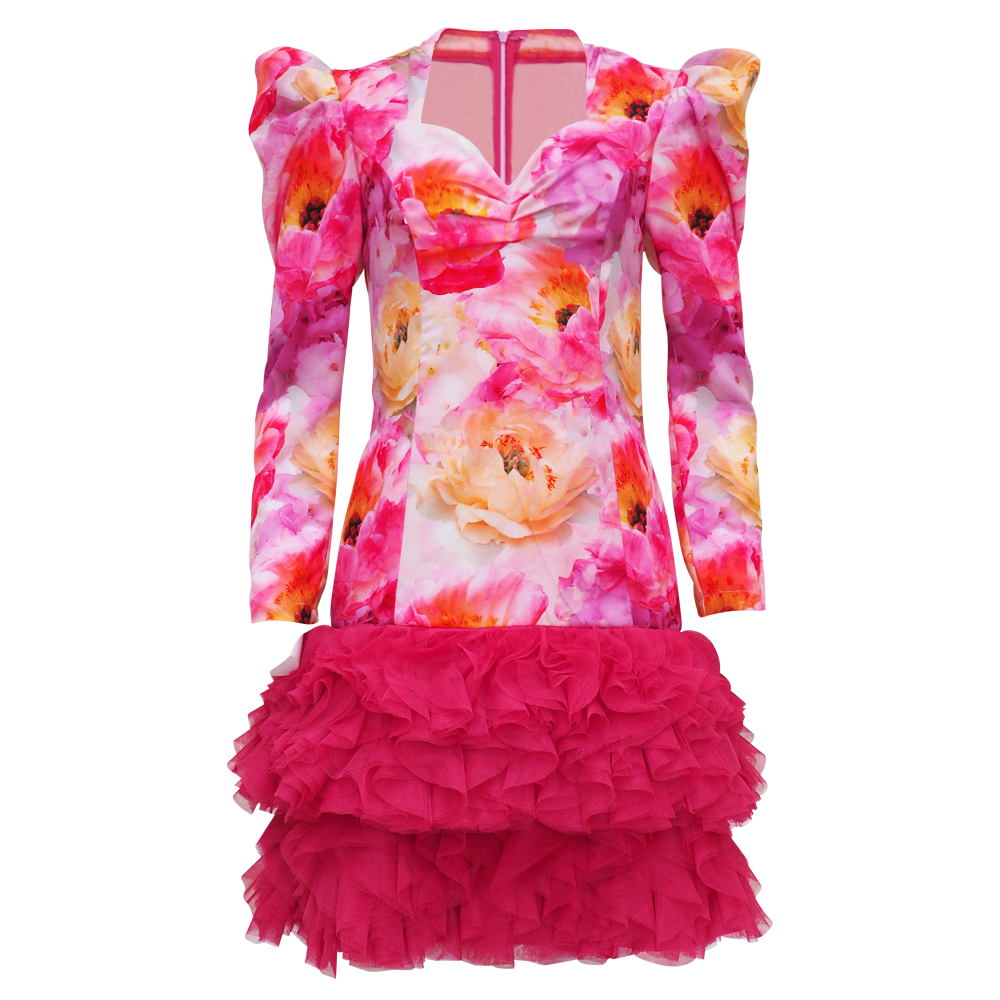 Becoming Spring Sweetheart Pink Short Dress (6866512642071)