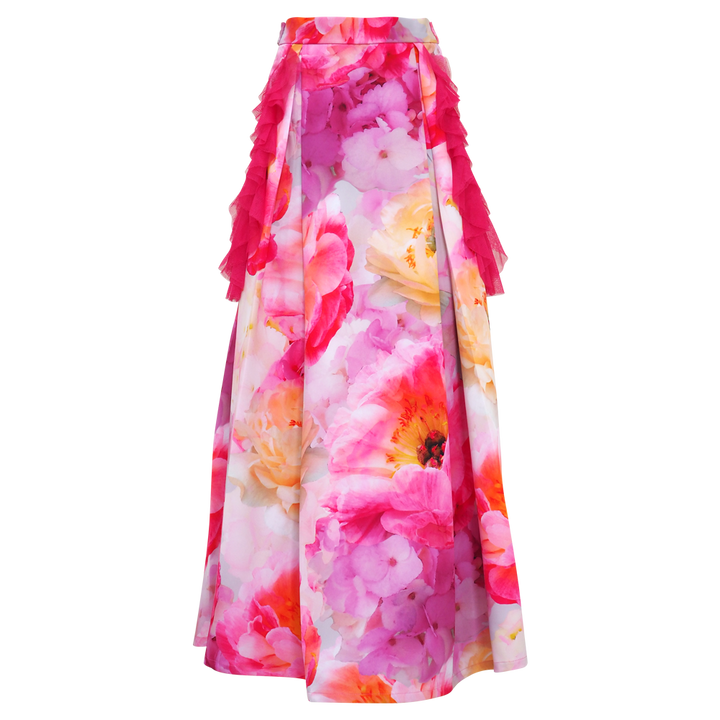 Becoming Spring Kahlo Fancy Long Ball Skirt (6866514968599)
