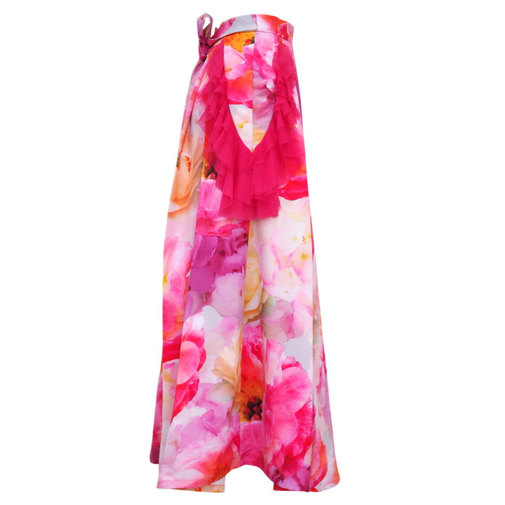 Becoming Spring Kahlo Fancy Long Ball Skirt (6866514968599)
