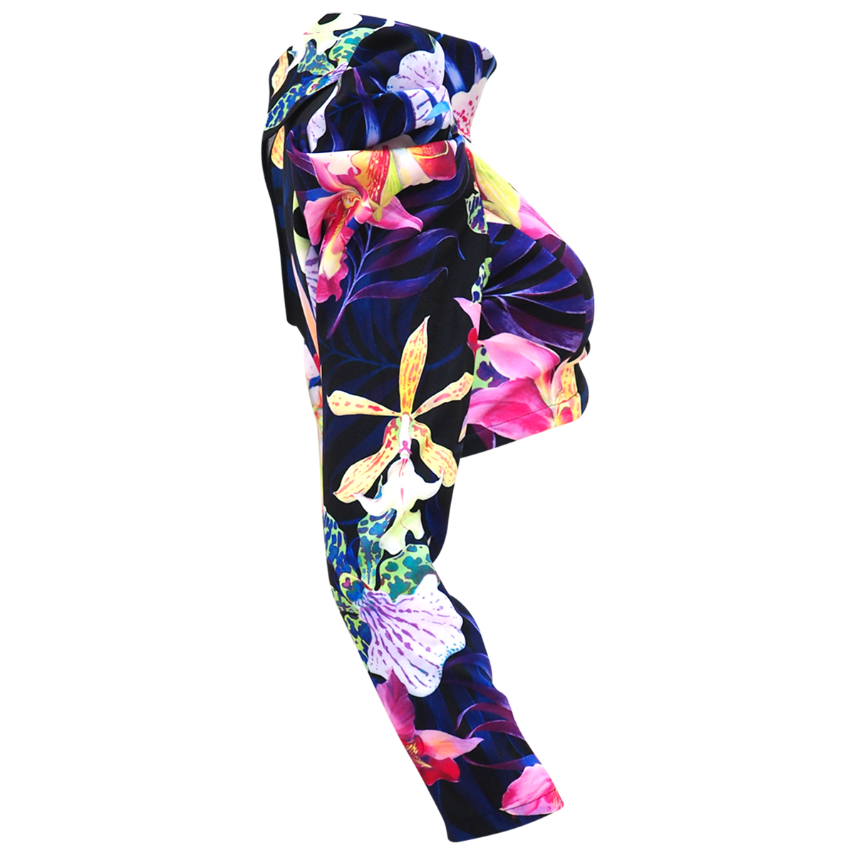 Becoming Orchid Cropped Top With Turtle Neck (6866516279319)