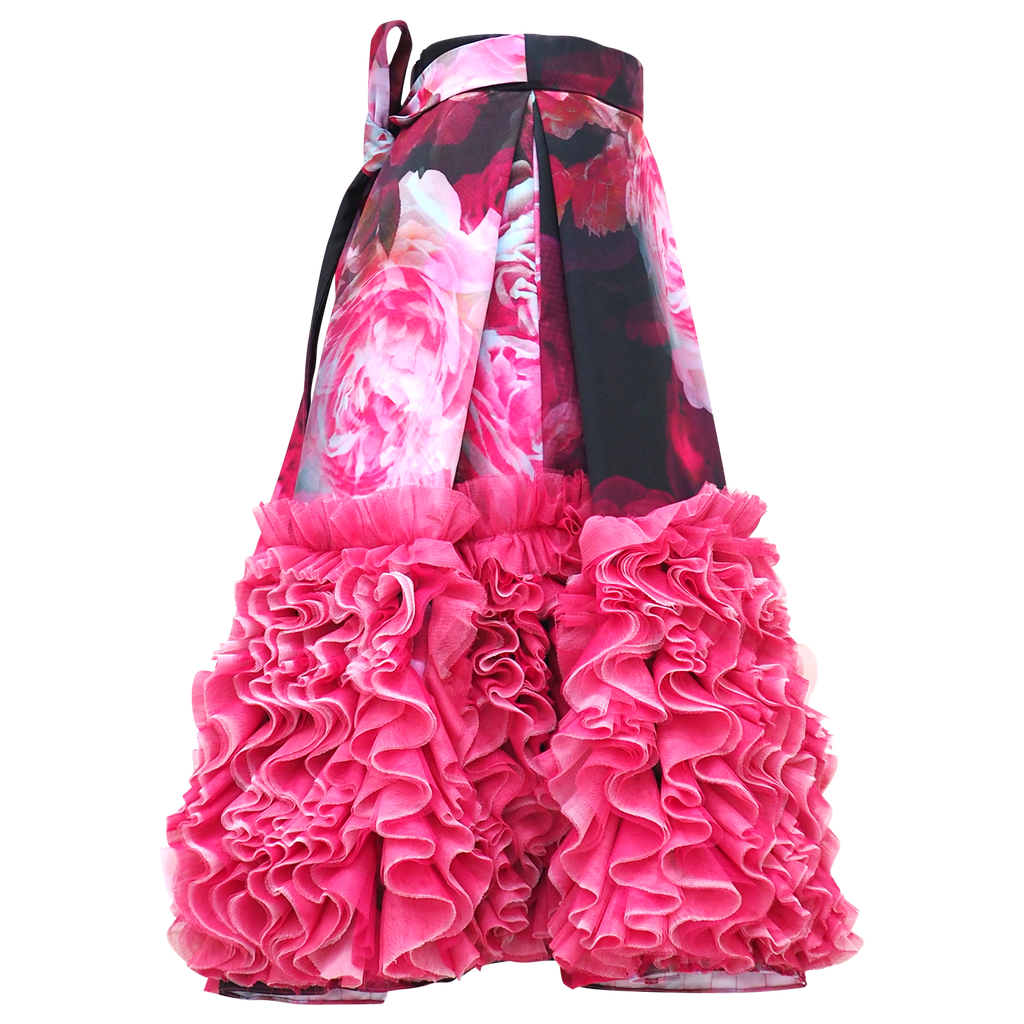 Becoming Night Rose Ballon skirt with 3D Tulle (6866513199127)