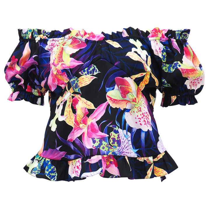 Becoming Orchid Romantic Sabrina Top (6875267301399)