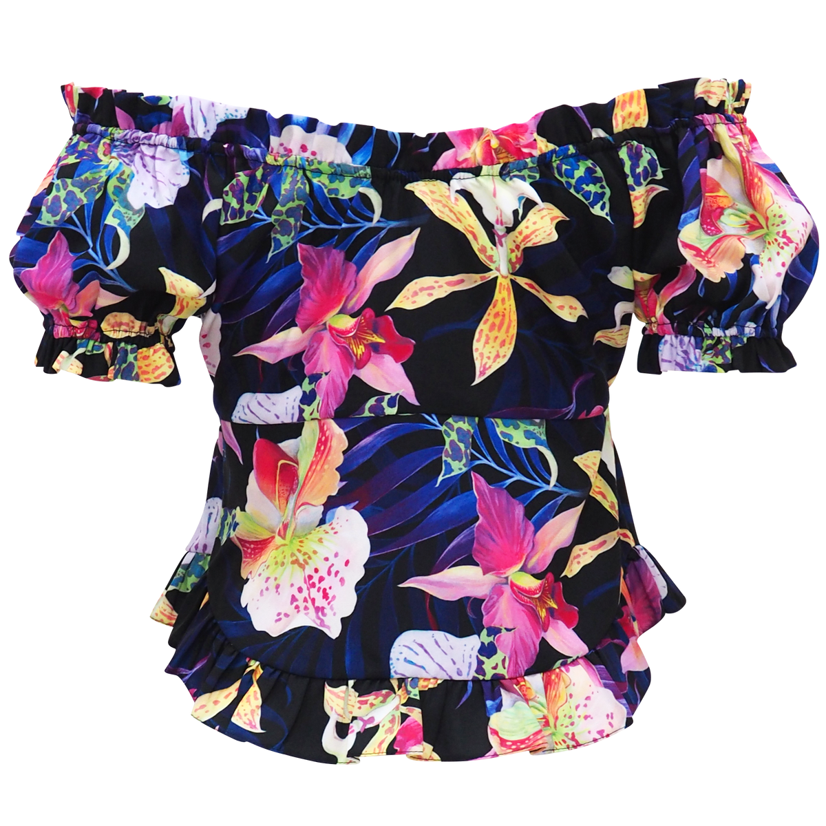 Becoming Orchid Romantic Sabrina Top (6875267301399)