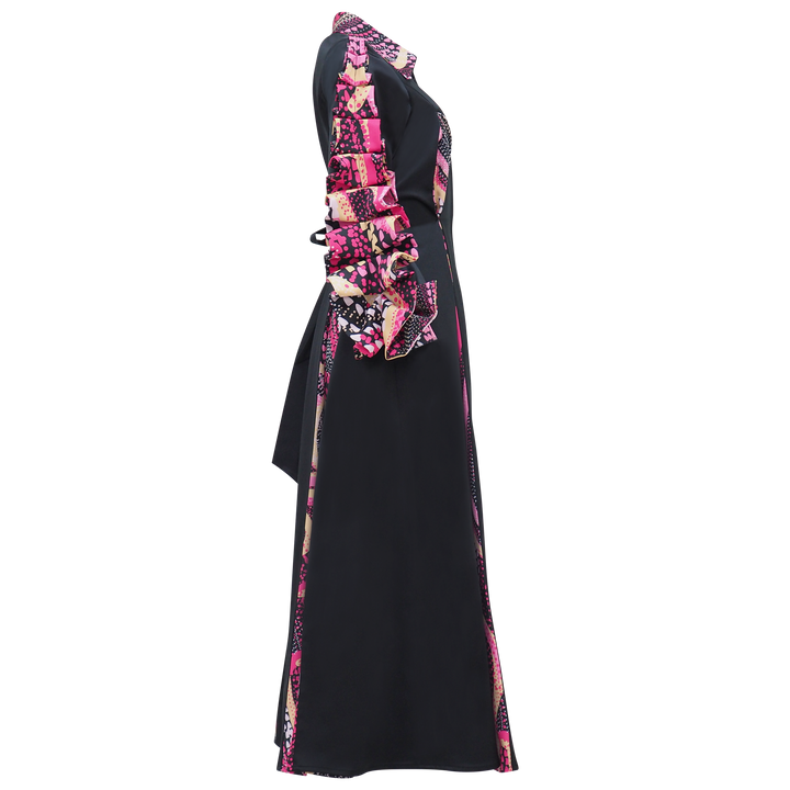 Becoming Dot Art Pink My Destiny Long Blazer (6875251277847)
