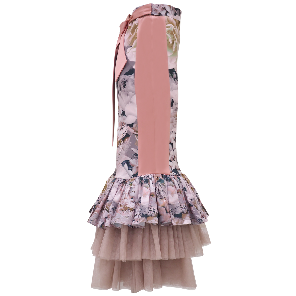 Becoming Platinum Rose Carrie Long Skirt in Beige (6875268546583)