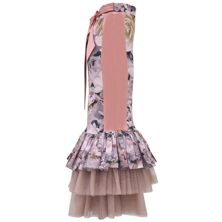 Becoming Platinum Rose Carrie Long Skirt in Beige (6875268546583)