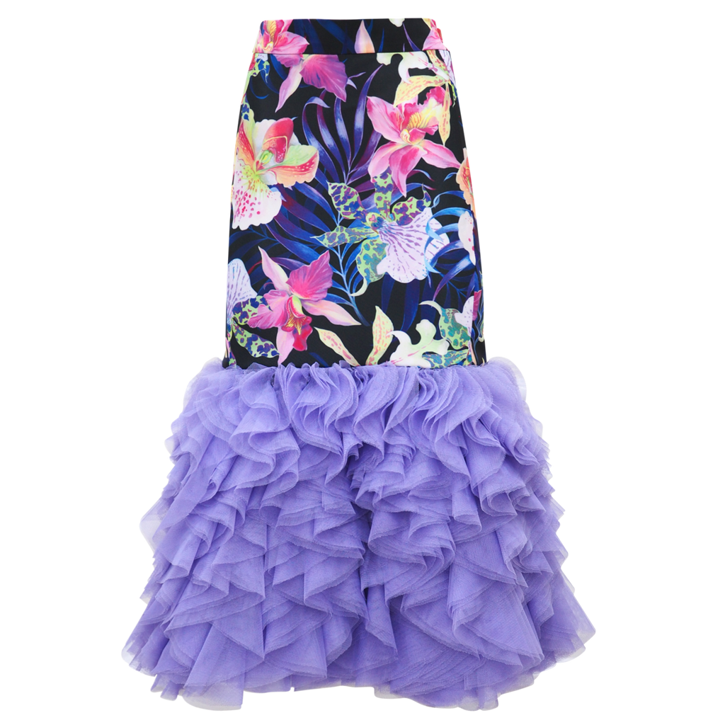 Becoming Orchid Royal Tulle Medium Skirt in Lilac (6875263500311)