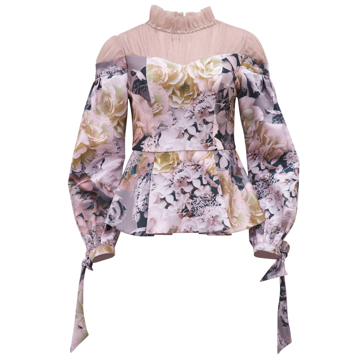 Becoming Platinum Rose New Queen Blouse (6875268317207)