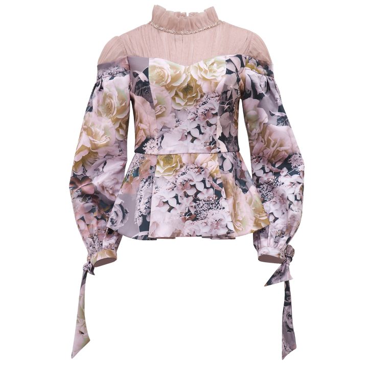 Becoming Platinum Rose New Queen Blouse (6875268317207)