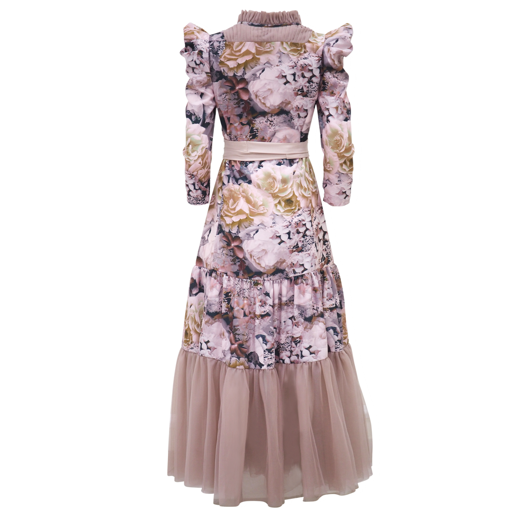 Becoming Platinum Rose Agnez Long Dress (6875268415511)