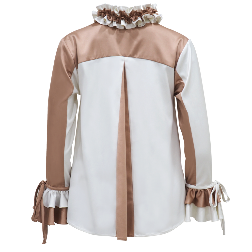 Becoming Romantic Gangsta Shirt in White (6875804237847)