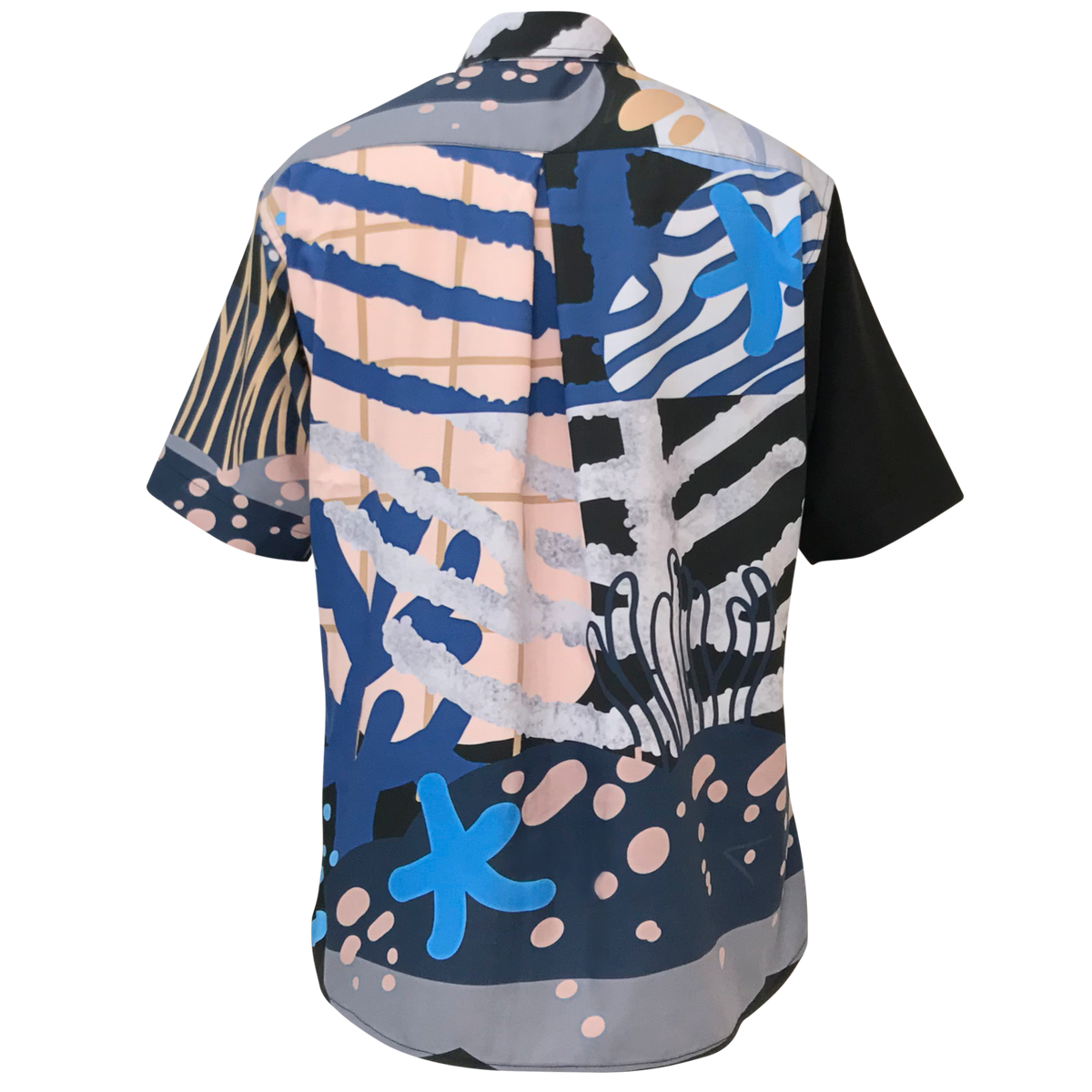 Liga Deep Blue Man Black Shirt (6869785935895)