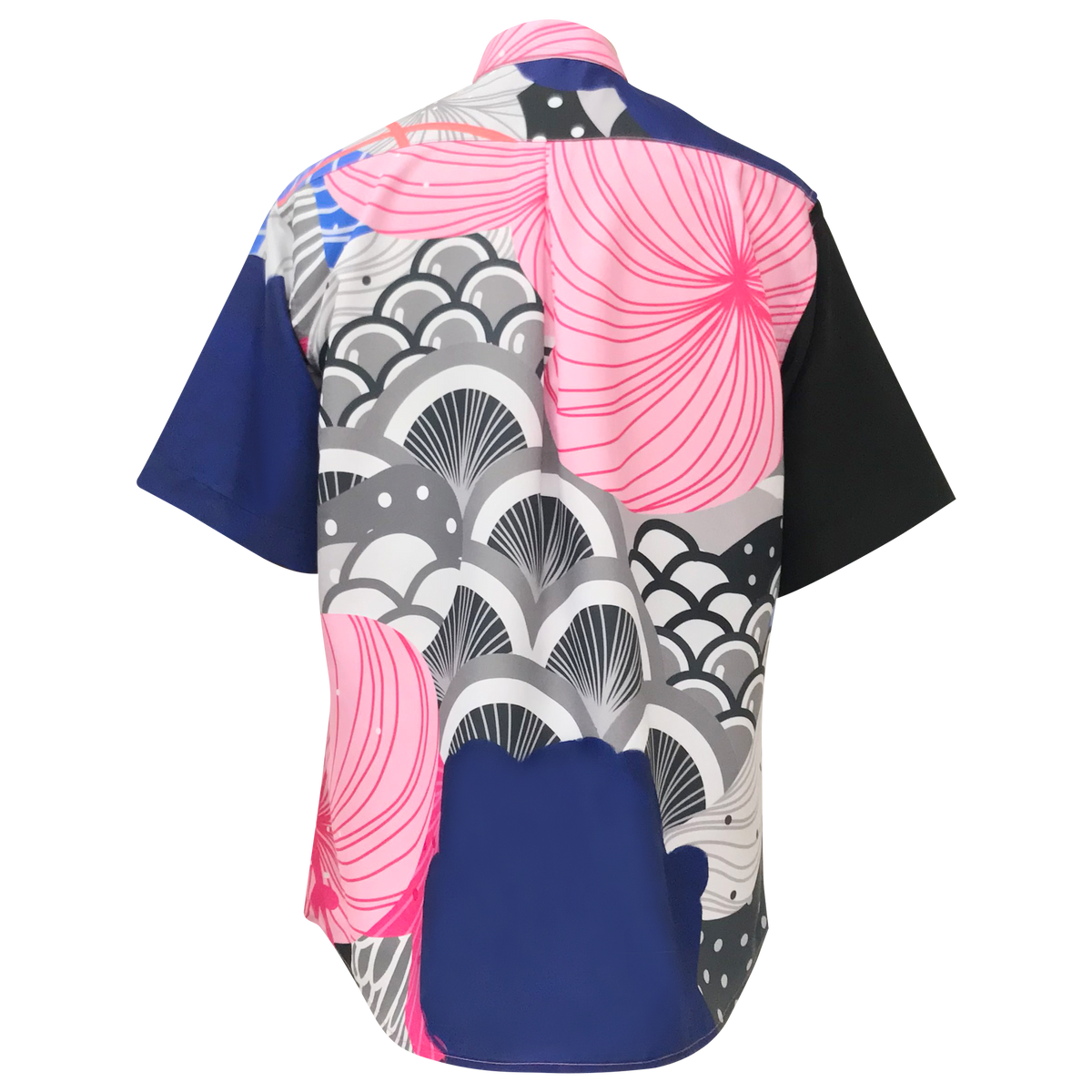 Recharging Blue Man Black Shirt (6870619979799)