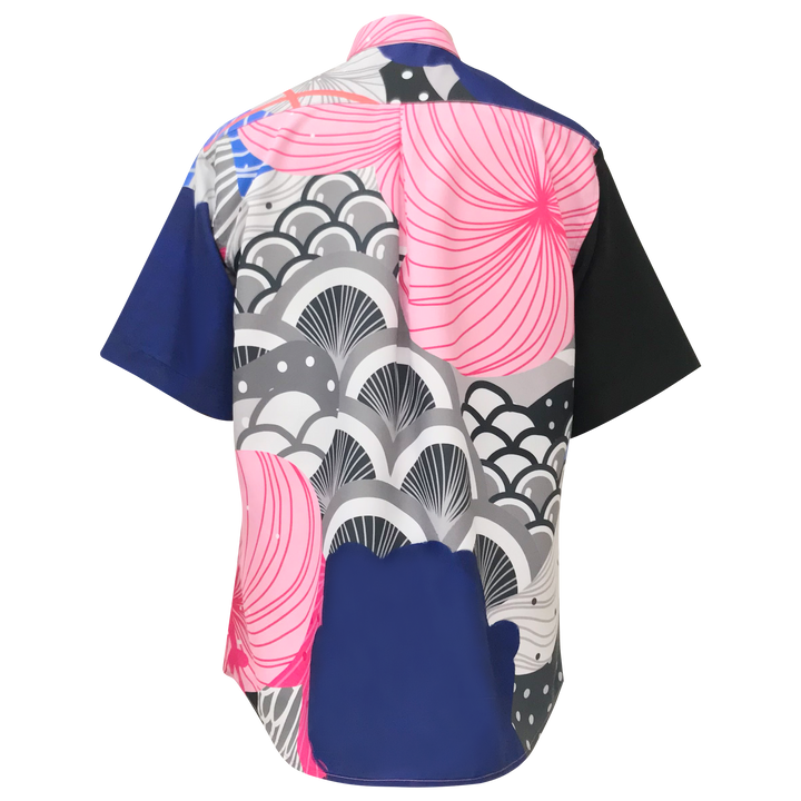 Recharging Blue Man Black Shirt (6870619979799)