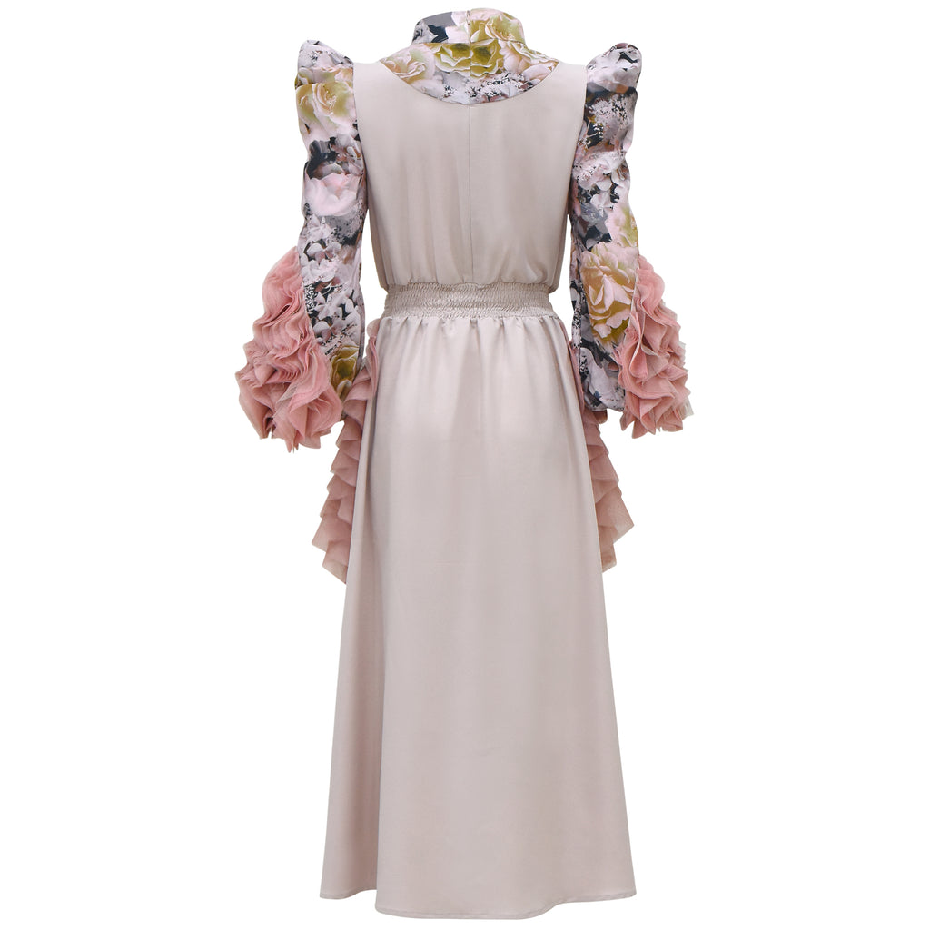 Becoming Platinum Rose Agnez Romantic Long Dress (6876064448535)