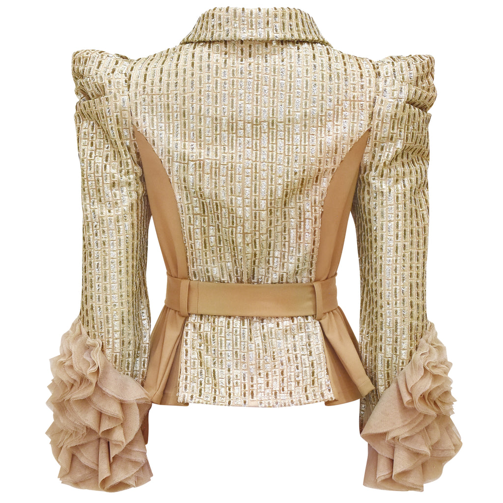 Becoming Platinum New Miranda Top With Beige Lace (6879698255895)