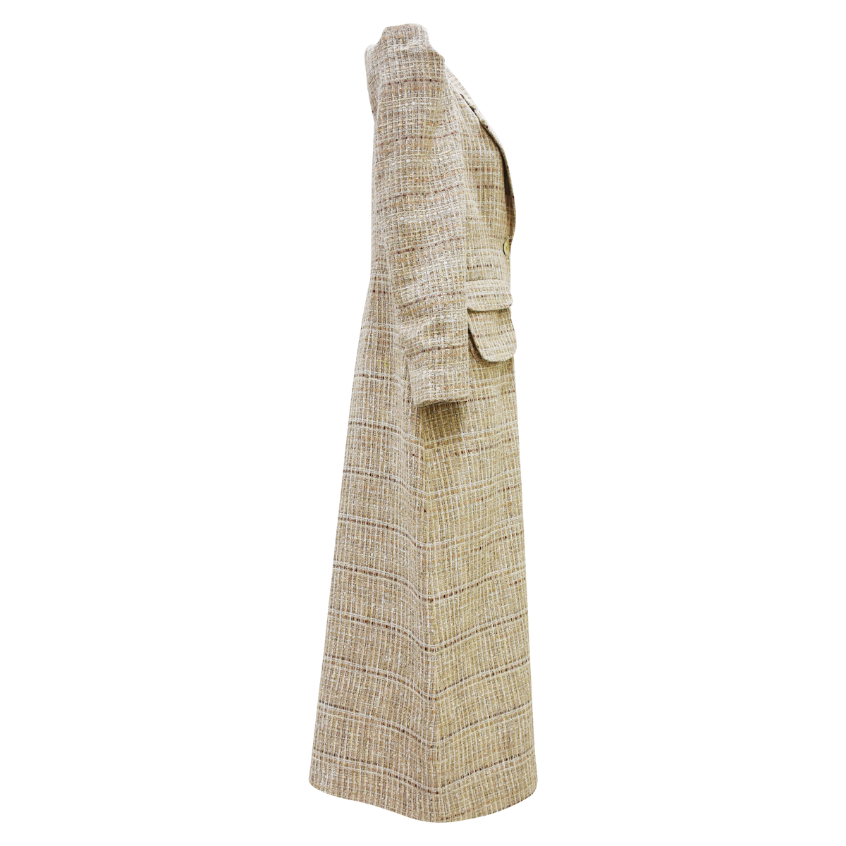 Signature Cream Wool Long Blazer (6761153495063)