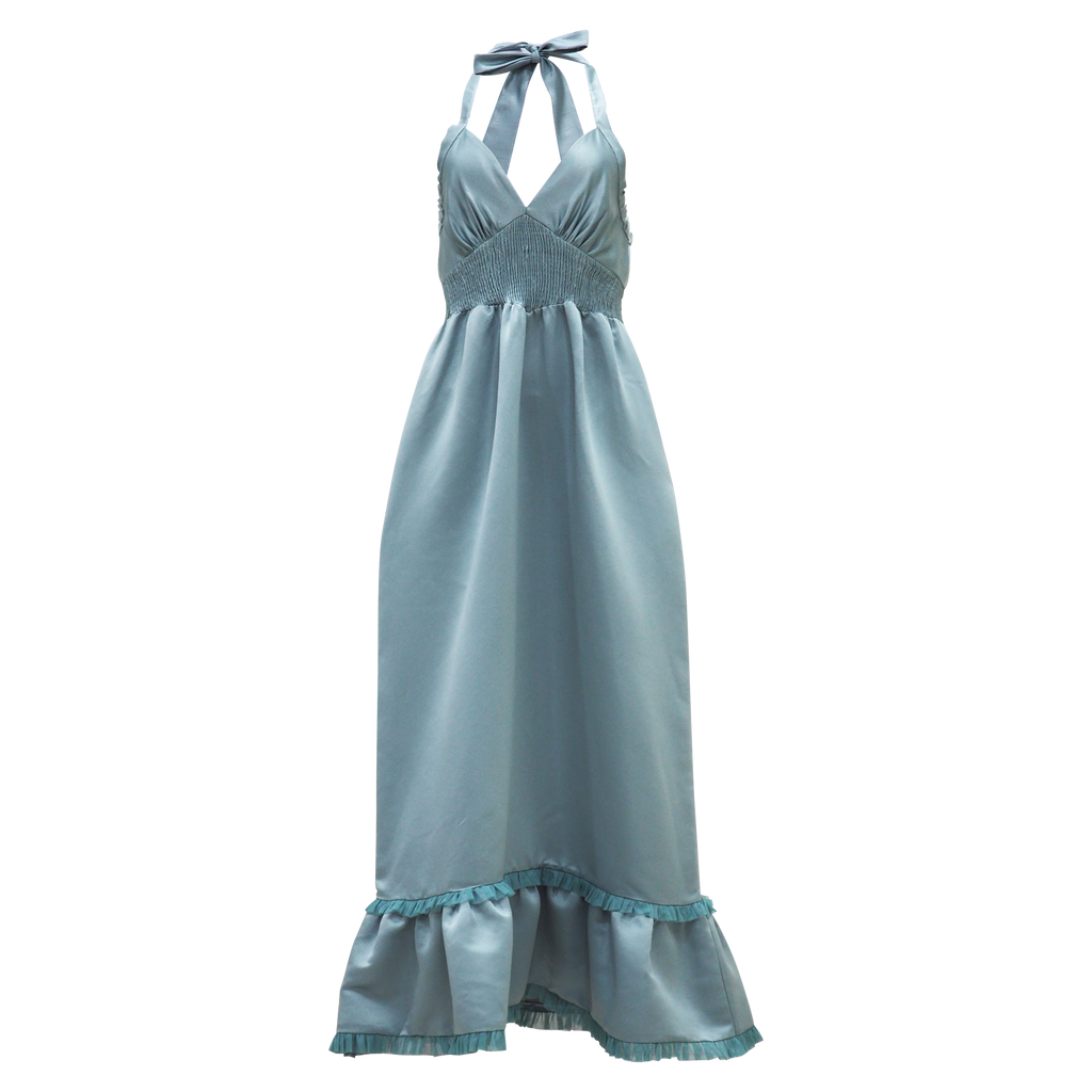 Alison Blue Long Dress (6851717693463)