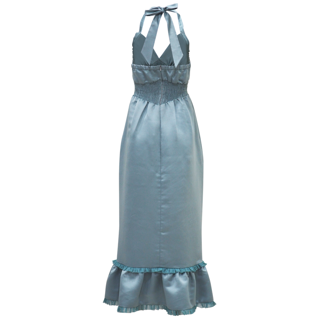Alison Blue Long Dress (6851717693463)