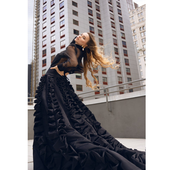 Vivify Evening Black Skirt (4285250273322)