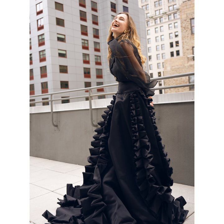 Vivify Evening Black Skirt (4285250273322)