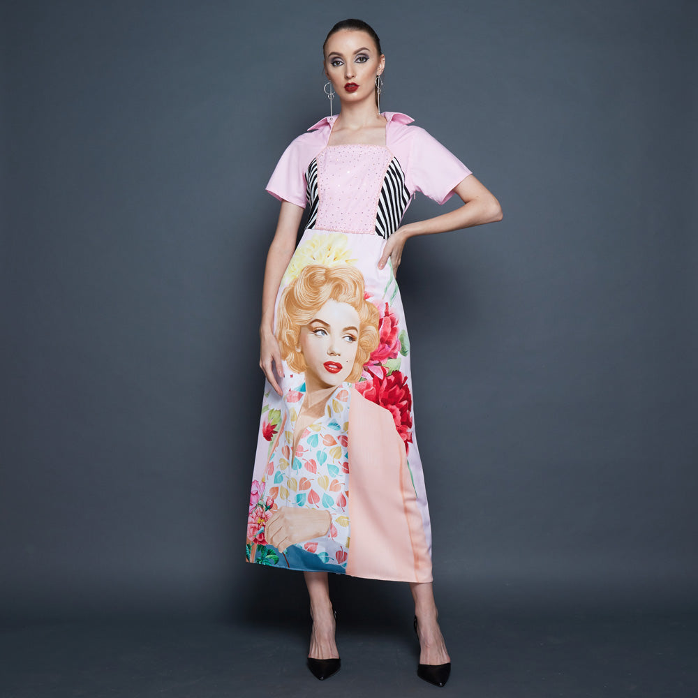 Merry Dress With Retro Marilyn-2MADISONAVENUE.COM (1822725046314)