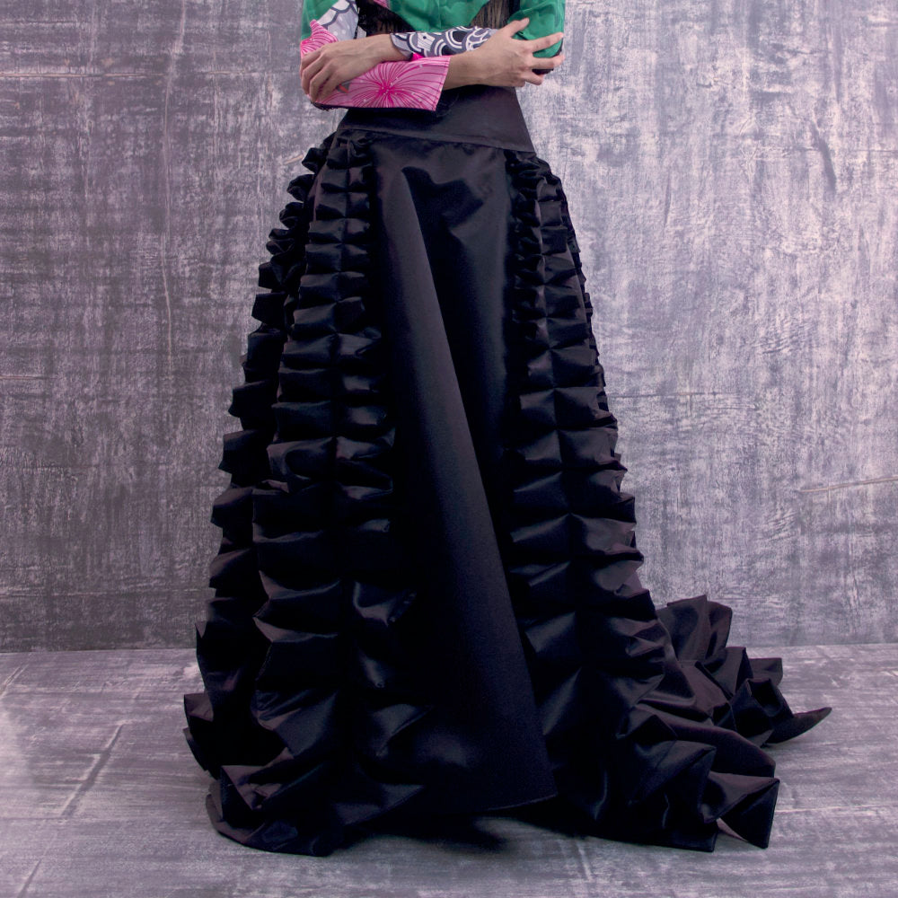 Vivify Evening Black Skirt-2MADISONAVENUE.COM (4285250273322)