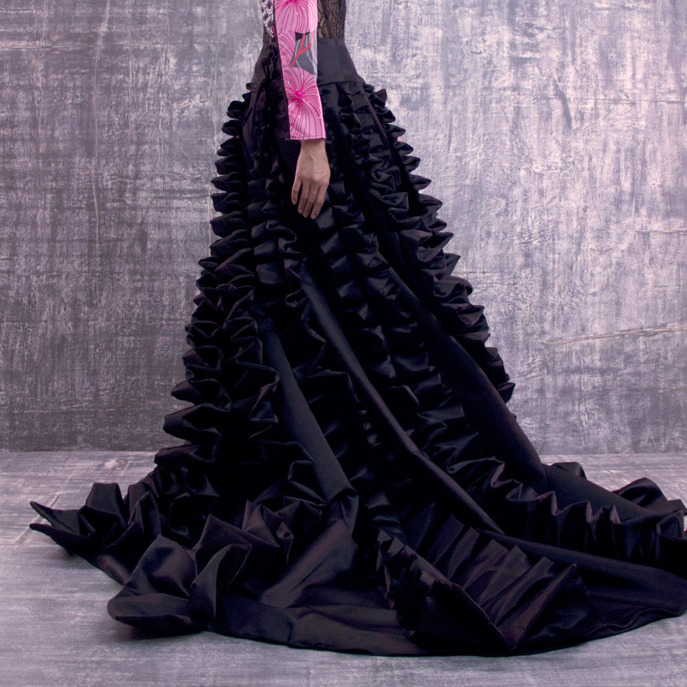 Vivify Evening Black Skirt-2MADISONAVENUE.COM (4285250273322)