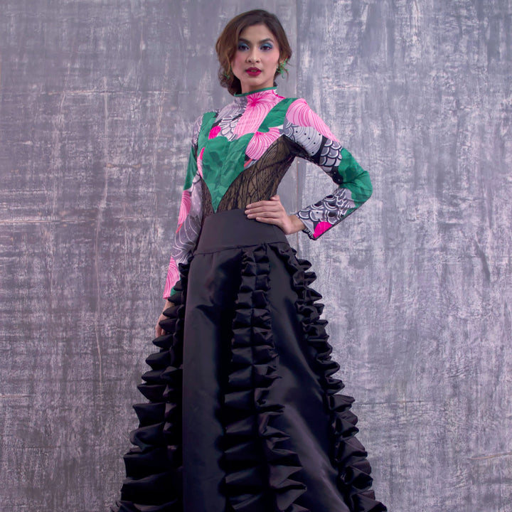 Vivify Evening Black Skirt-2MADISONAVENUE.COM (4285250273322)