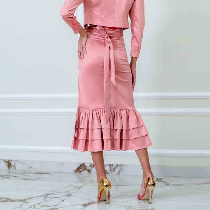 Carrie Monroe Skirt With Marilyn Flower Passion (6861054902295)