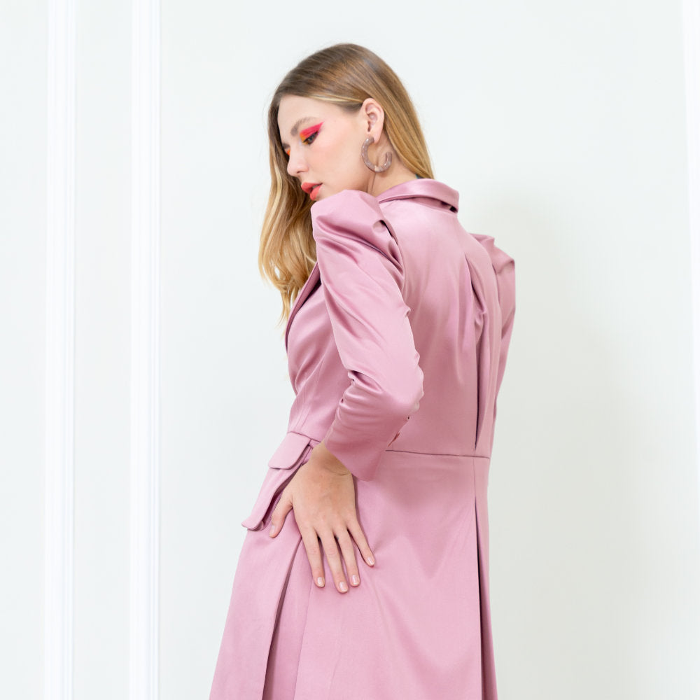 English Signature Blazer Mid-Length in Blush (6832745840663)