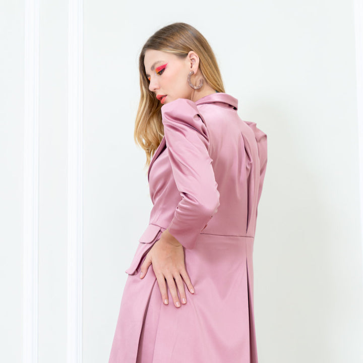 English Signature Blazer Mid-Length in Blush (6832745840663)