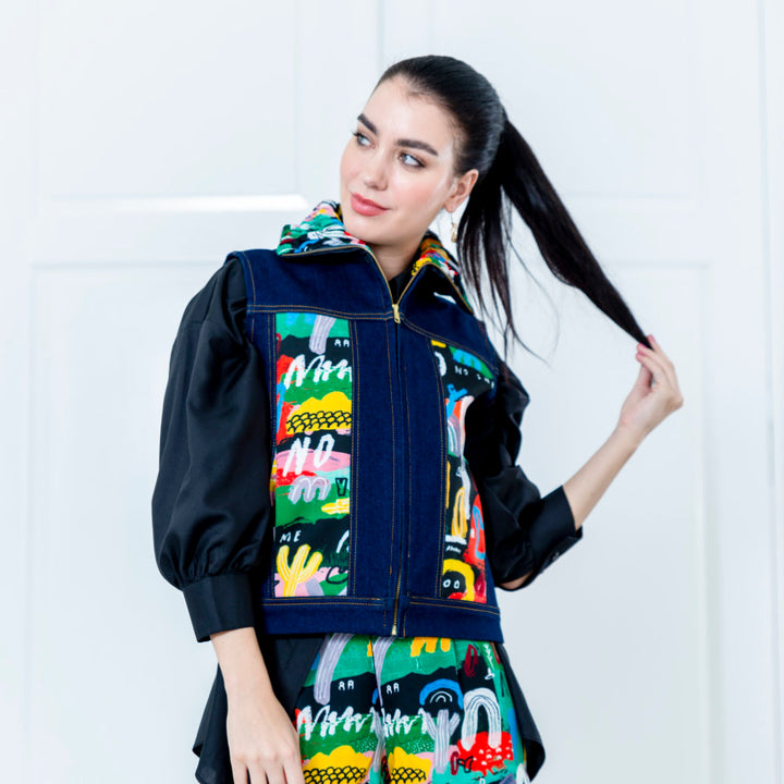 Artist Garden x Soni Irawan Denim Fancy Vest (6714354270231)