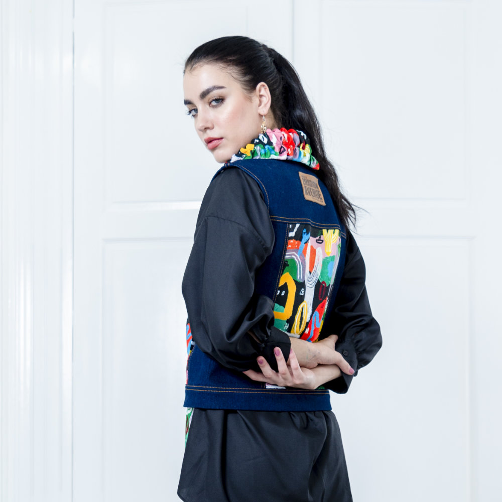 Artist Garden x Soni Irawan Denim Fancy Vest (6714354270231)
