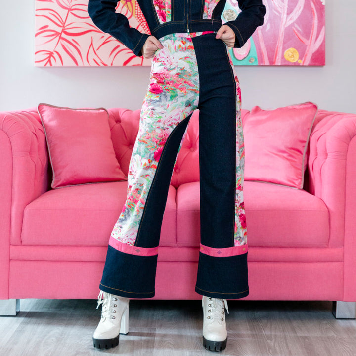 Sweet Garden Signature Denim Cullote Pant (6770922520599)