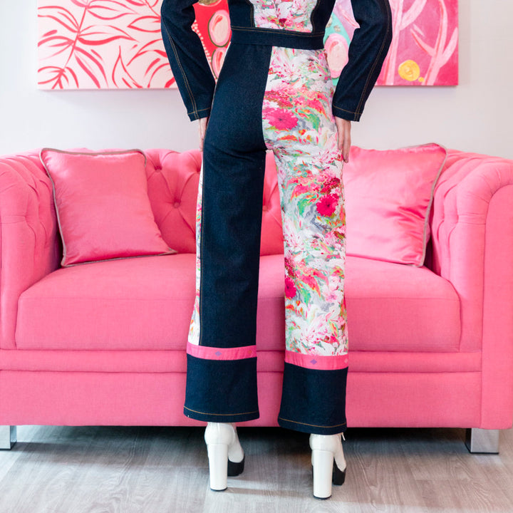 Sweet Garden Signature Denim Cullote Pant (6770922520599)