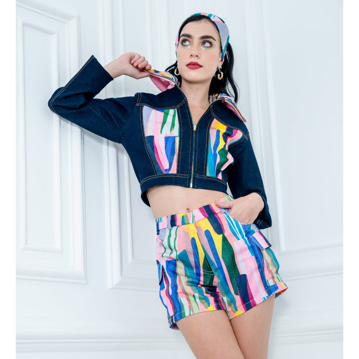 Abstract Passion Short Pants (6813835296791)