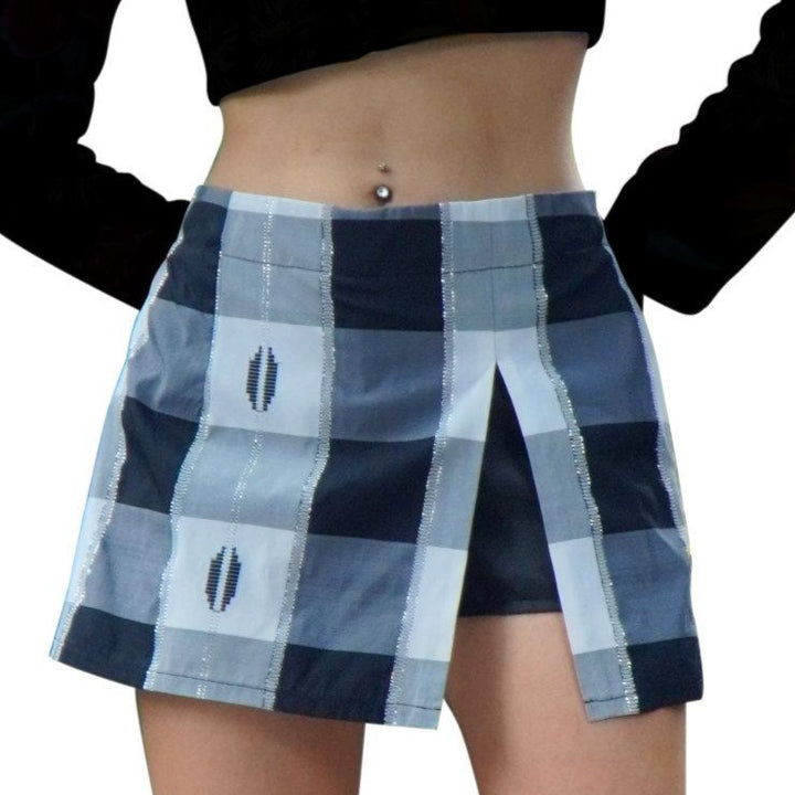 L'amour Gingham Skort (6604226363415)