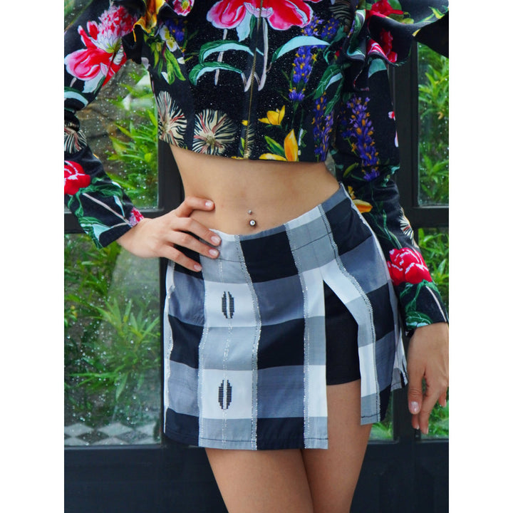 L'amour Gingham Skort (6604226363415)