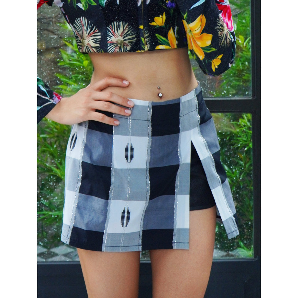 L'amour Gingham Skort (6604226363415)