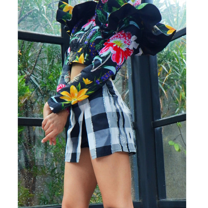 L'amour Gingham Skort (6604226363415)