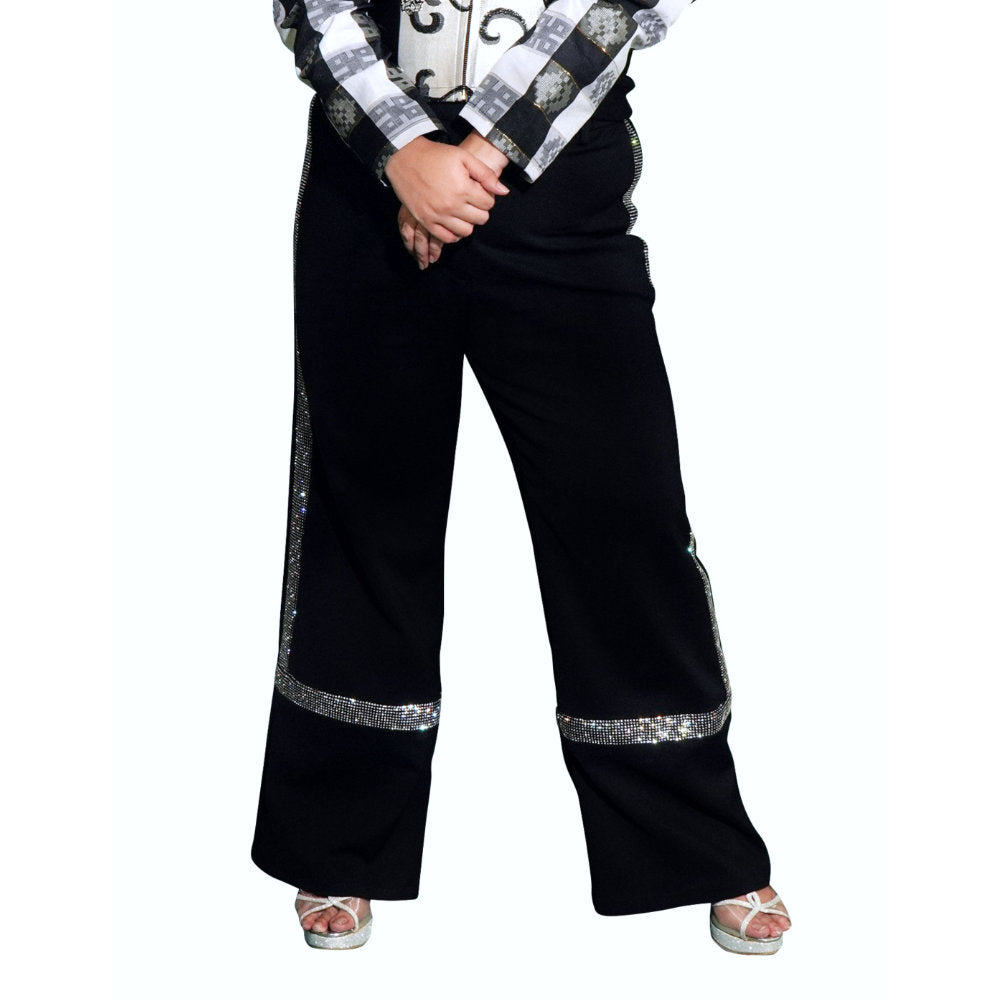 Curvy Signatre Cullote Pants With Gaga Bling-Bling (6614032875543)