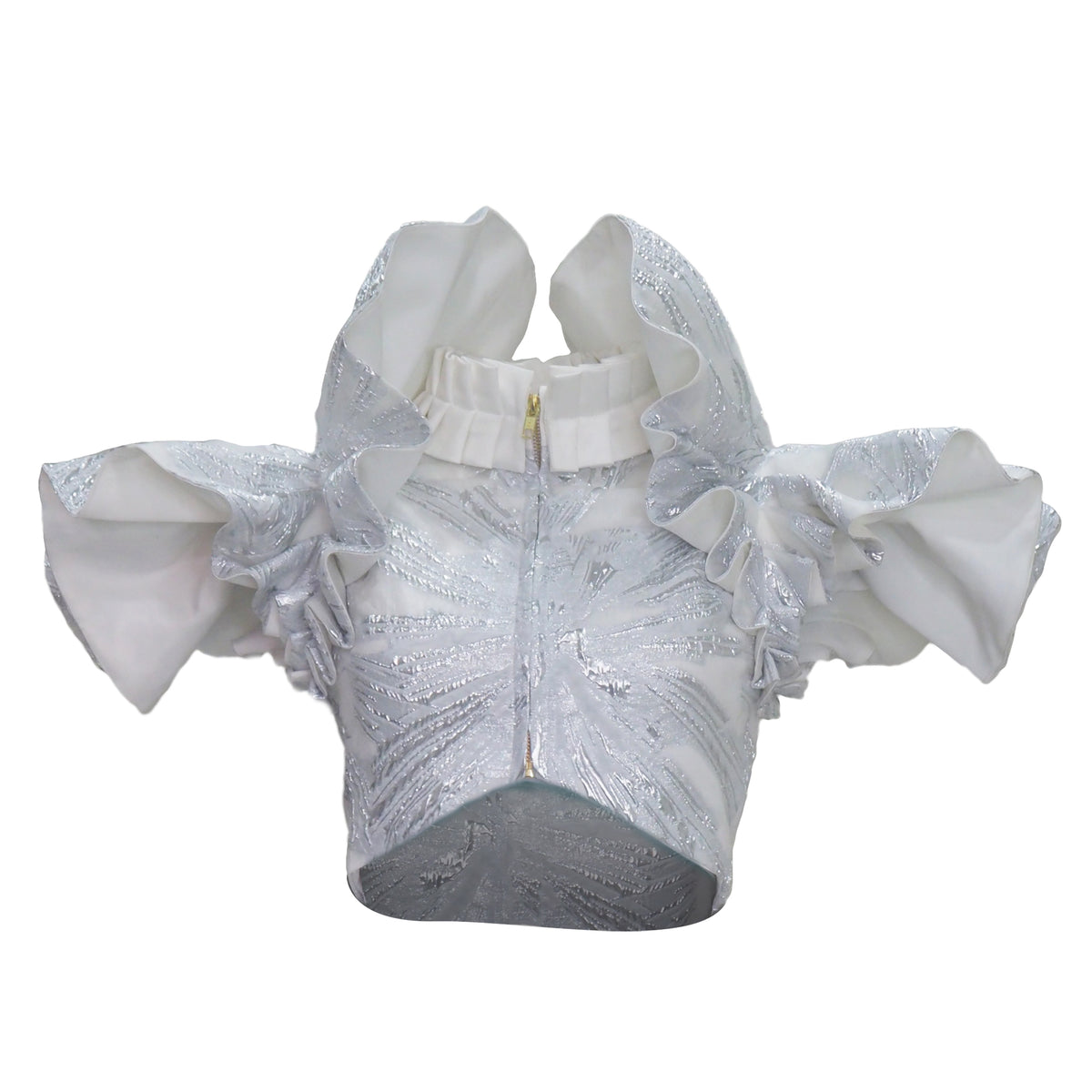It's time Silver cropped jacket (6707358695447)