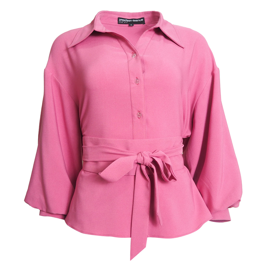 Relax Top in Pink Barbie #Crv (6573269680151)