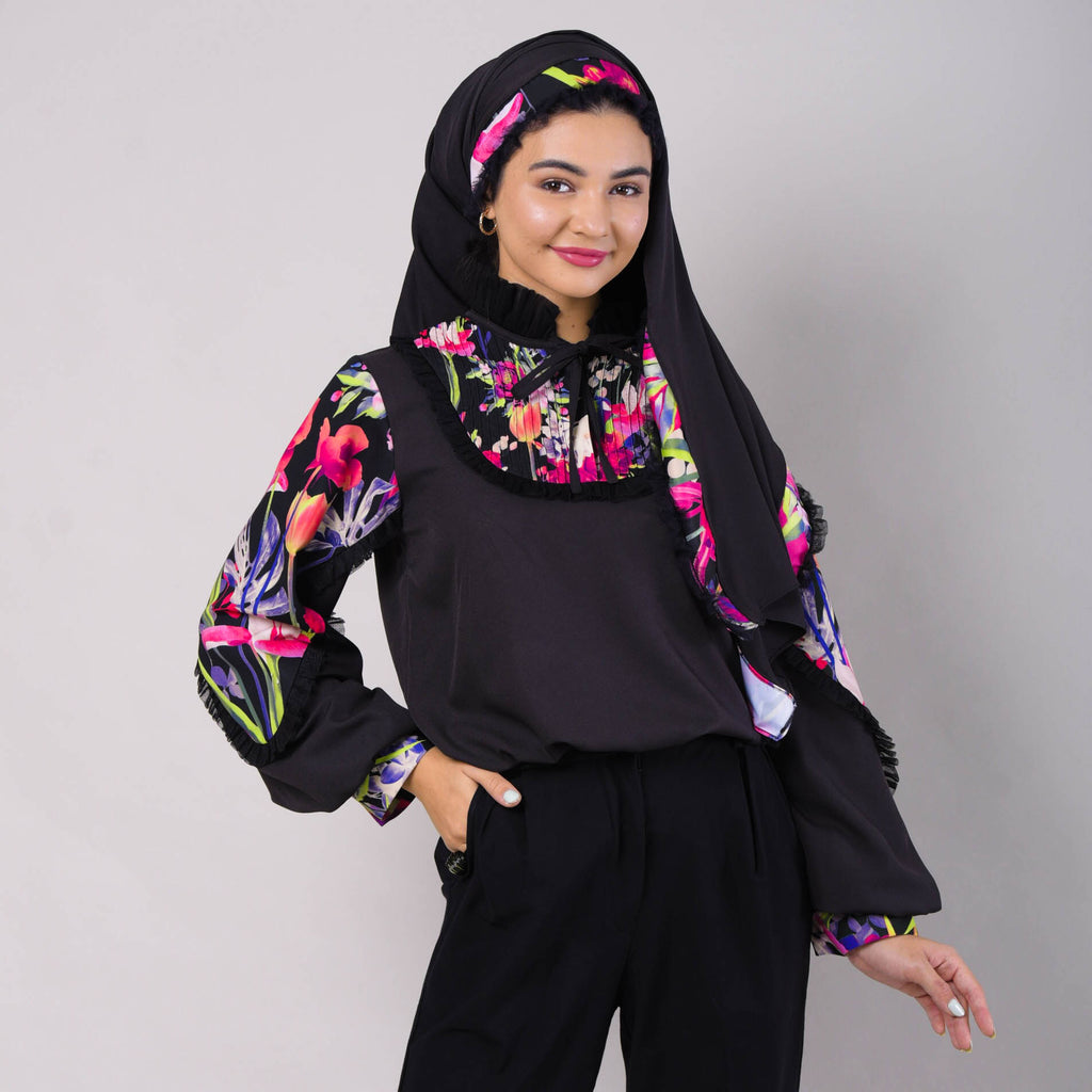 Romantic Top With Lovely Black Reminiscence (6544262234135)