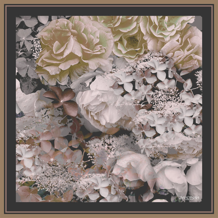 Becoming Platinum Rose Hijab Beige Scarf (6879698649111)