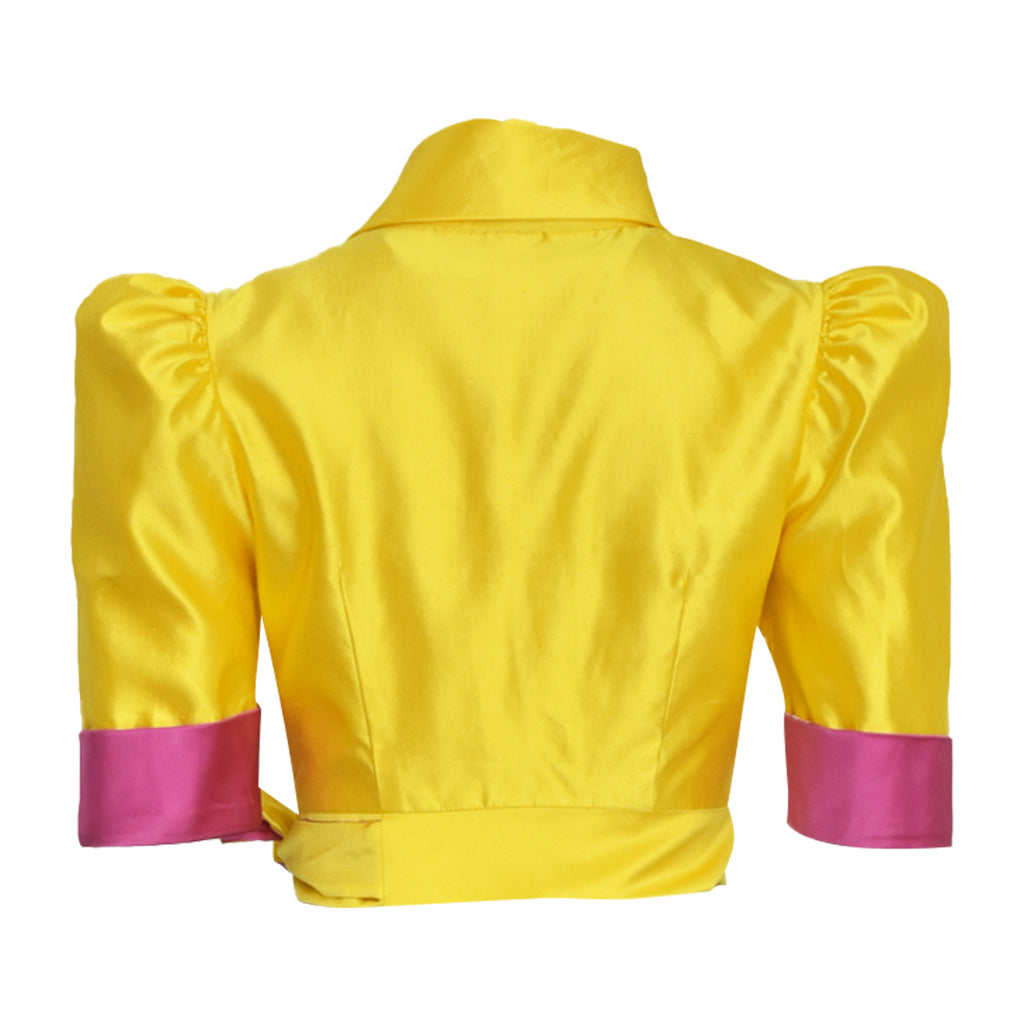 Artist Garden Agnez Cropped Yellow Jacket (6707819479063)